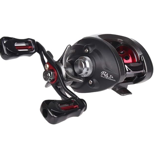 Moulinet casting à profil bas Diwa LP200 à châssis carbone