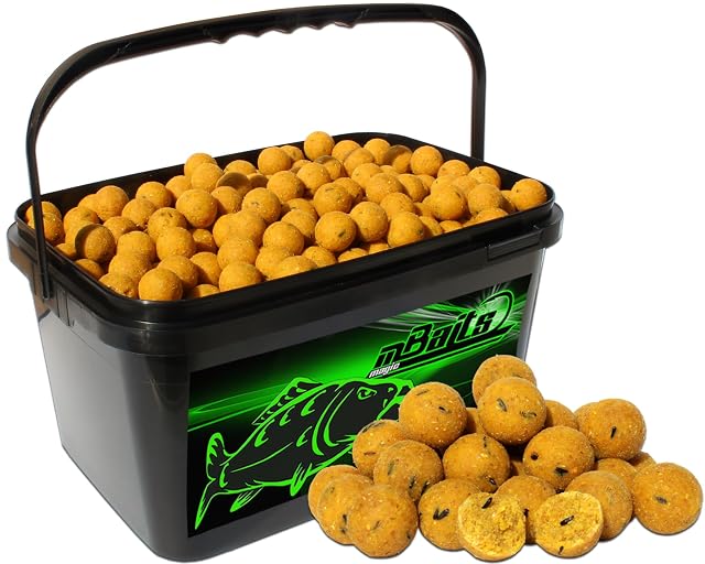 Bouillettes Angel-Berger Magic Baits en seau de 4 kg, 20 mm