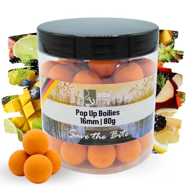 Pop-ups Zite Fishing tutti frutti, 16 mm, boîte de 80 g