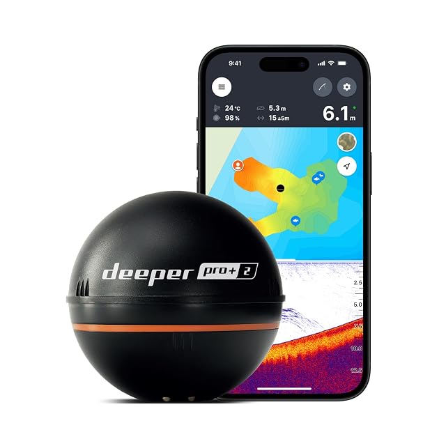 Sondeur lançable Deeper Smart Sonar Pro+ 2 avec GPS