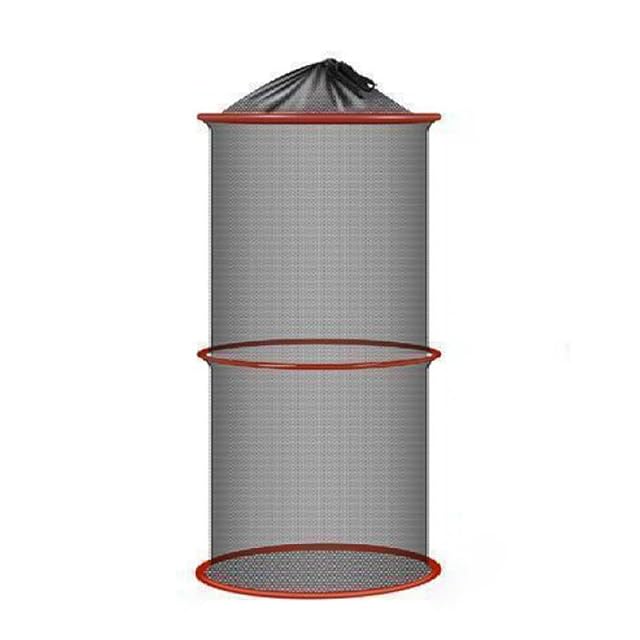 Cage à vifs pliante en maille DONGKER pour poissons vivants
