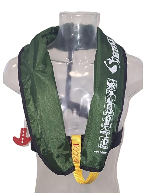 Gilet de sauvetage automatique Lalizas Sigma 170N en olive
