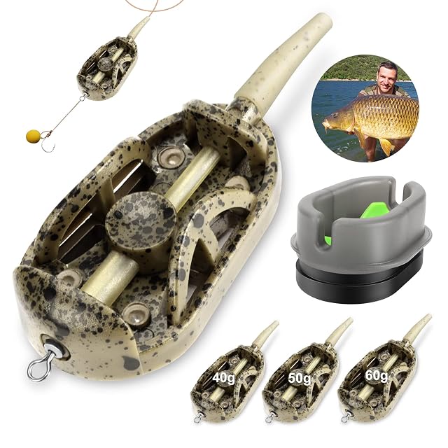 Coffret de method feeders aluminium Realure 4 en 1 avec moule à libération rapide