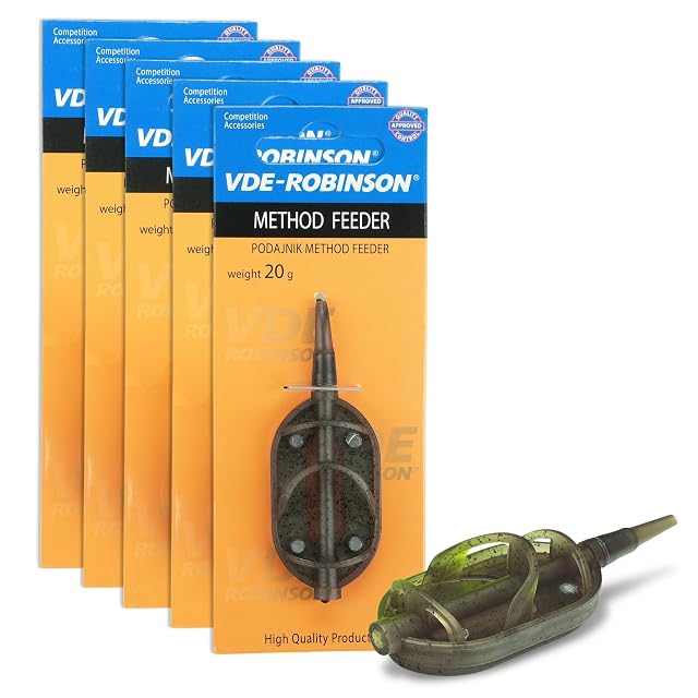 Recharge de method feeders Robinson, cinq feeders inline de 20 g