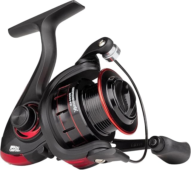 Moulinet à tambour fixe Abu Garcia Cardinal X 1000 noir et rouge