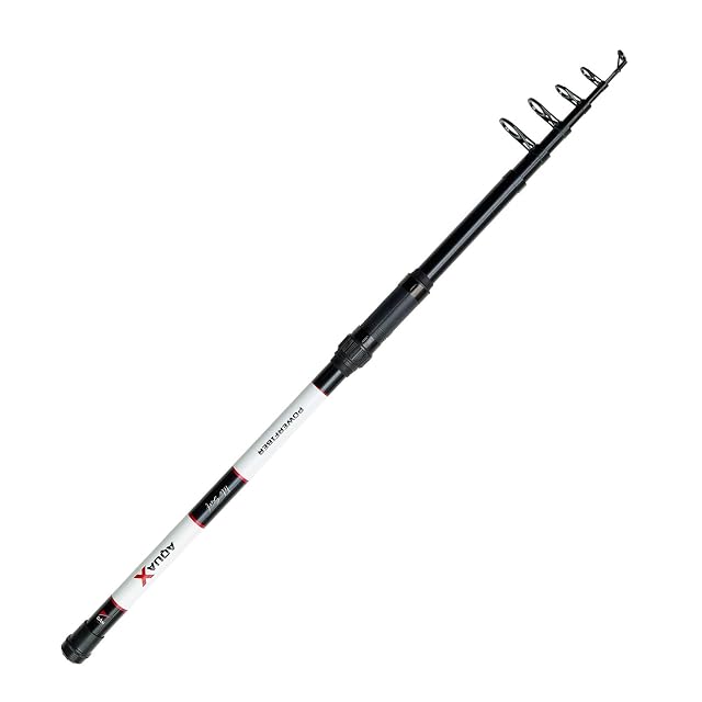 Canne télescopique DAM Aqua-X Tele Surf repliée et déployée