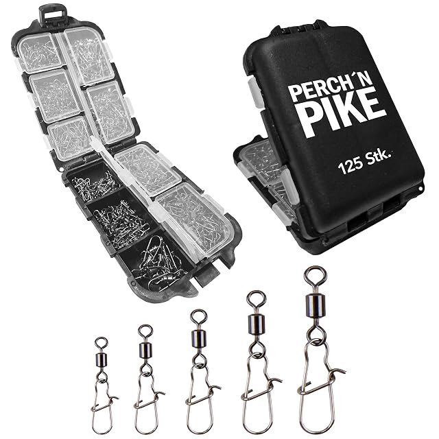 Coffret de 125 émerillons Duo-Lock Perch’n Pike avec boîte