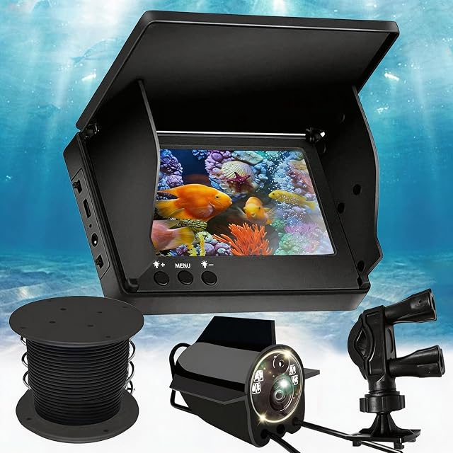 Caméra de pêche sous-marine Mocoli IPS de 5 pouces à vision nocturne