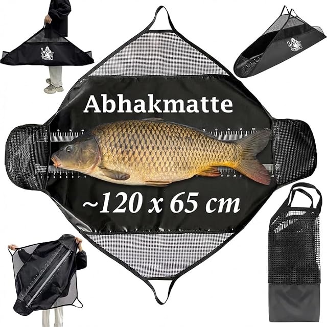 Tapis de réception et sac de pesée Njord Kalastus de 120 sur 65 cm