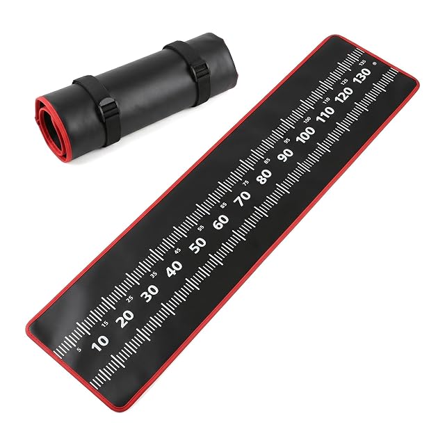 Tapis de réception ZHUOmengyun pliable en PVC imperméable avec mètre