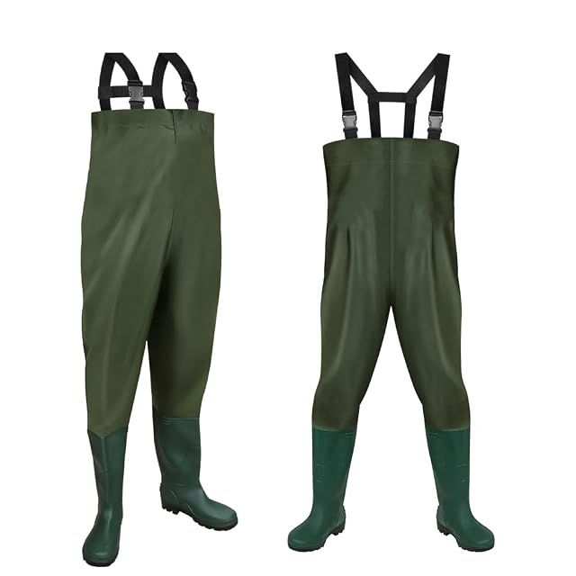 Waders imperméables Ansobea avec bottes, taille 42/43