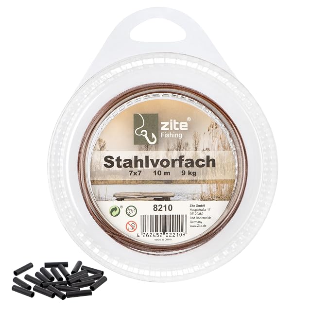 Bobine de fil à bas de ligne acier inox 7x7 gainé nylon Zite Fishing